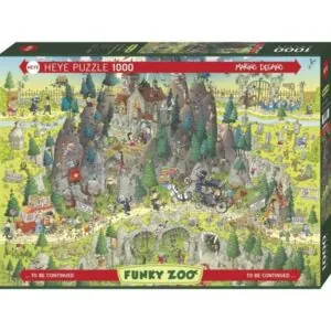 PUZZLE HEYE - FUNKY ZOO - M. DEGANO : TRANSYLVANIAN HABITAT - 1000 PIECES