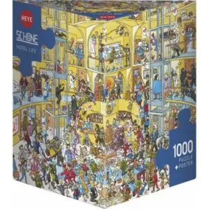 PUZZLE HEYE - C. SCHONE : VIE D'HOTEL - 1000 PIECES