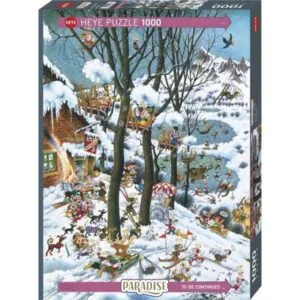 PUZZLE HEYE - PARADISE - M. RYBA : EN HIVER - 1000 PIECES
