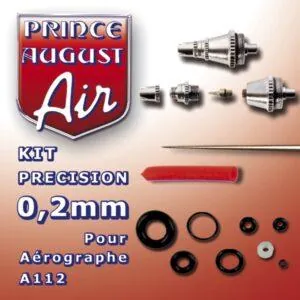 PRINCE AUGUST - KIT DE PRECISION 0.2 MM POUR AEROGRAPHE A112