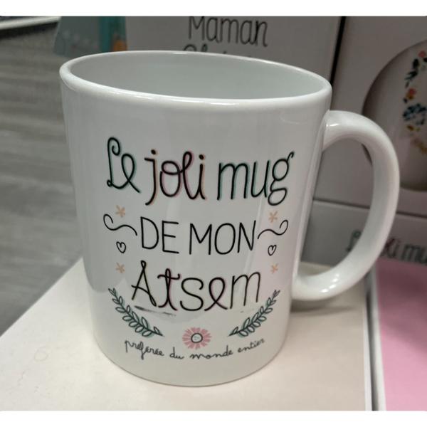 MUG CERAMIQUE - ATSEM - CREA BISONTINE
