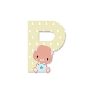 LETTRE P PURE - JANOD