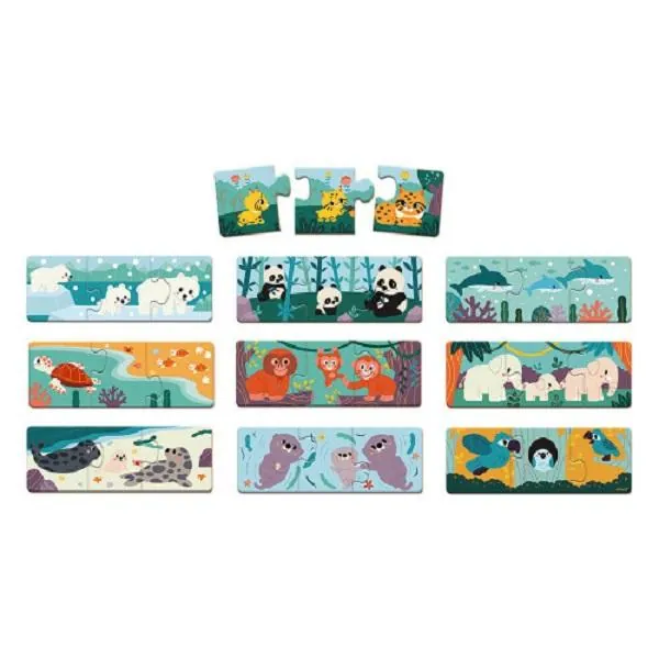 PUZZLE ANIMAUX - JEU D'ASSOCIATION -JANOD – Image 2