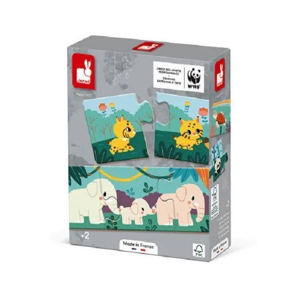 PUZZLE ANIMAUX - JEU D'ASSOCIATION -JANOD