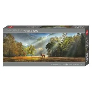 PUZZLE HEYE PANORAMIQUE - J. VON HUMBOLDT : SALUT DU MATIN - 1000 PIECES