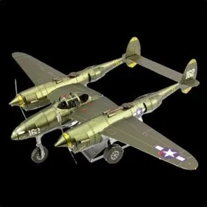 METAL EARTH ICONX - AVIATION - P-38 LIGHTNING