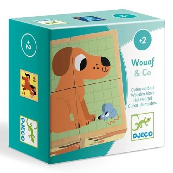 4 CUBES BOIS WOUAF AND CO - DJECO