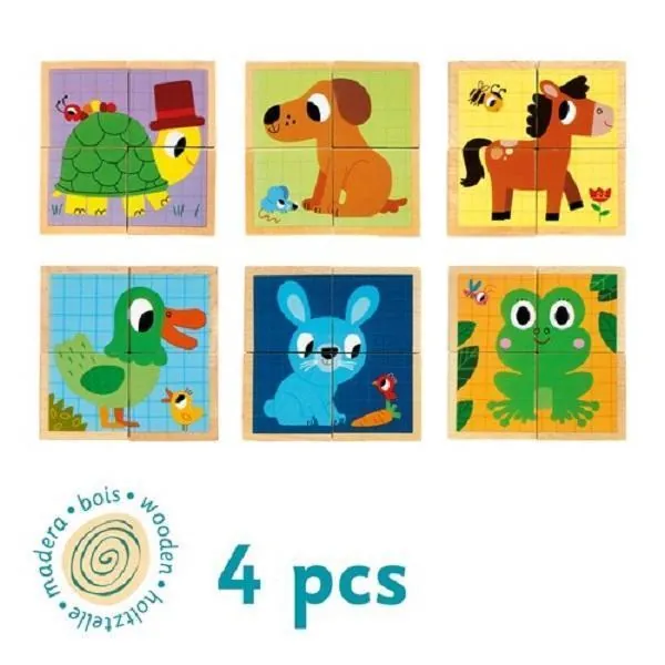 4 CUBES BOIS WOUAF AND CO - DJECO – Image 3