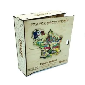 PUZZLE BOIS CREATIF : FRANCE DECOUVERTE - 199 PIECES