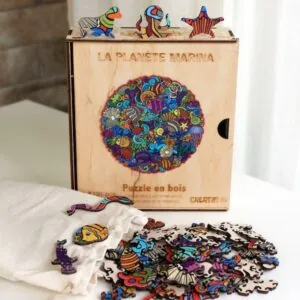 PUZZLE BOIS CREATIF : PLANETE MARINA - 191 PIECES