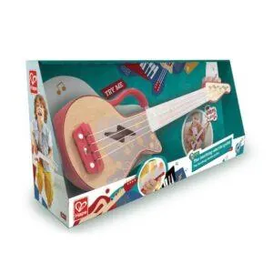 UKULELE ROUGE ELECTONIQUE - HAPE