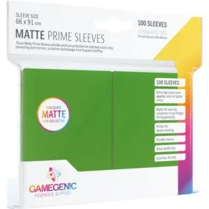 GG - 100 SLEEVES MATTE PRIME GREEN