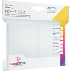 GG - 100 SLEEVES PRIME WHITE