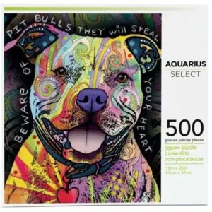 PUZZLE AQUARIUS - D. RUSSO : Pit Bull - 500 pièces