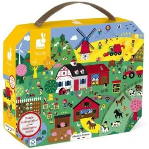 PUZZLE JANOD OBSERVATION LA FERME - 24 PIECES