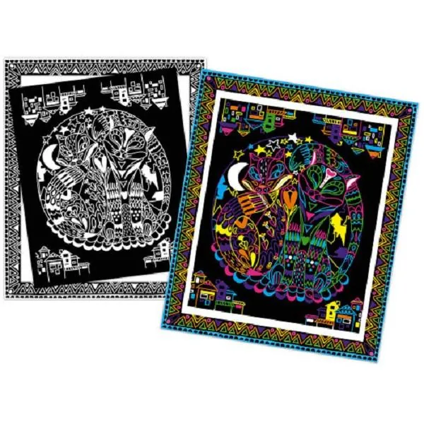 COLORIAGES + FEUTRES FLUO ANIMAUX - JANOD – Image 2