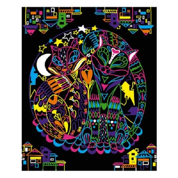 COLORIAGES + FEUTRES FLUO ANIMAUX - JANOD – Image 3