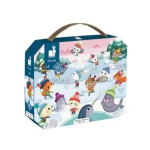 PUZZLE JANOD : BATAILLE DE BOULES DE NEIGE - 36 PIECES
