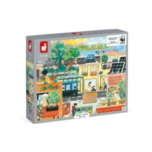 PUZZLE JANOD : VILLE VERTE - 100 PIECES