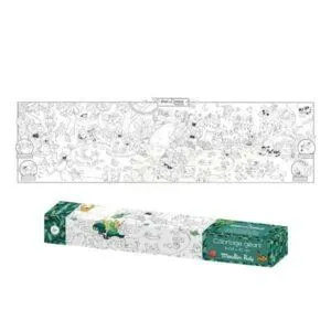 COLORIAGE GEANT DANS LA JUNGLE - MOULIN ROTY