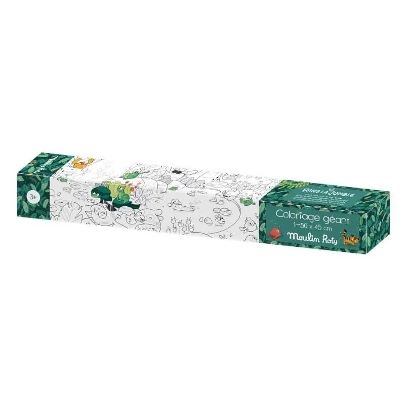 COLORIAGE GEANT DANS LA JUNGLE - MOULIN ROTY – Image 2