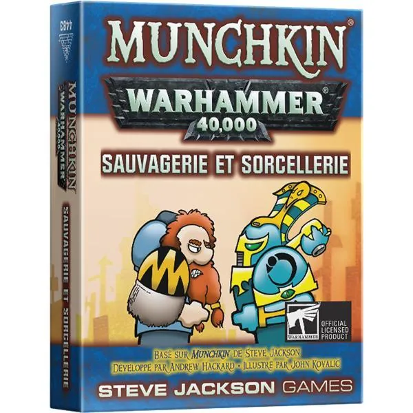 MUNCHKIN WARHAMMER 40K - SAUVAGERIE ET SORC