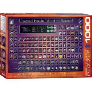 PUZZLE EUROGRAPHICS - TABLEAU PERIODIQUE DES ELEMENTS ILLUSTRE - 1000 PIECES