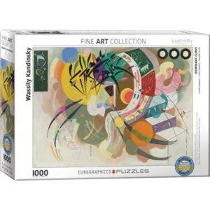 PUZZLE EUROGRAPHICS - W. KANDINSKY : COURBE DOMINANTE - 1000 PIECES