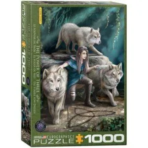 PUZZLE EUROGRAPHICS - A. STOKES :  LE POUVOIR DE TROIS - 1000 PIECES
