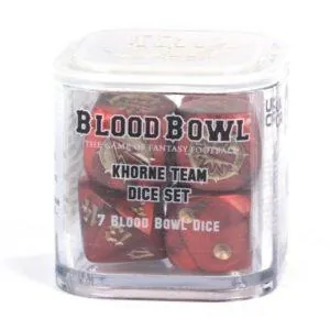 BLOOD BOWL - KHORNE TEAM - DICE SET
