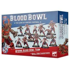 BLOOD BOWL - THE SKULL TRIBE SLAUGHTERERS - KHORNE TEAM