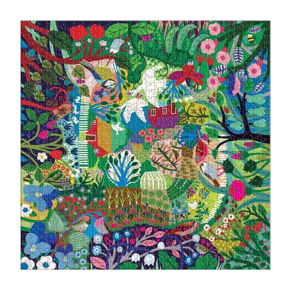 PUZZLE EEBOO - M. FORSBERG : JARDIN ABONDANT - 1000 PIECES – Image 2