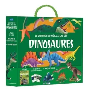 COFFRET SASSI : MEGA ATLAS DINOSAURES + MAQUETTES