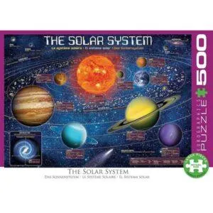 PUZZLE EUROGRAPHICS : SYSTEME SOLAIRE - 500 PIECES