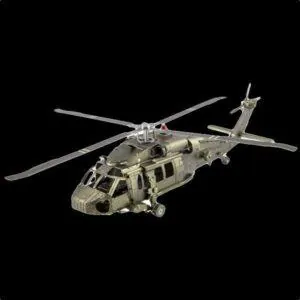 METAL EARTH - AVIATION - HELICOPTERE BLACK HAWK