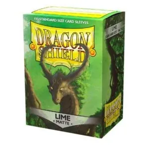 100 DRAGON SHIELD MATTE - LIME