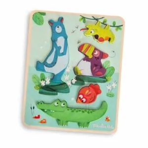 PUZZLE SENSORIEL MOULIN ROTY : DANS LA JUNGLE