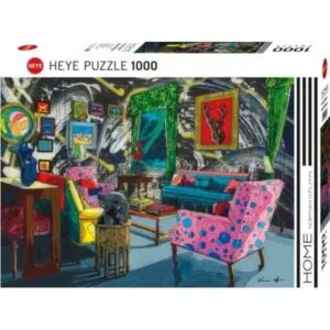 PUZZLE HEYE - HOME - N. O FLYNN : CHAMBRE AVEC CERF - 1000 PIECES