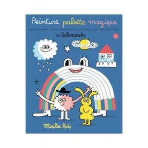 PEINTURE PALETTE MAGIQUE - LES SCHMOUKS - MOULIN ROTY