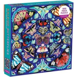 PUZZLE MUDPUPPY : KALEIDO PAPILLONS - 500 PIECES