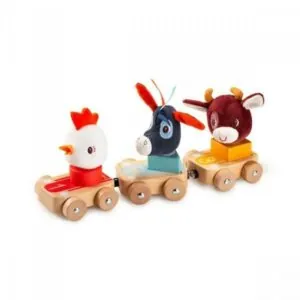 CHAINE DE 3 VEHICULES FERME - LILLIPUTIENS
