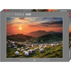 PUZZLE HEYE - A. VON HUMBOLDT : MOUTONS ET VOLCANS - 1000 PIECES
