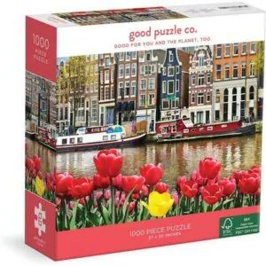 PUZZLE GOOD PUZZLE CO : LES FLEURS À AMSTERDAM - 1000 PIECES