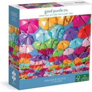PUZZLE GOOD PUZZLE CO : PARAPLUIES ARC-EN-CIEL - 1000 PIECES