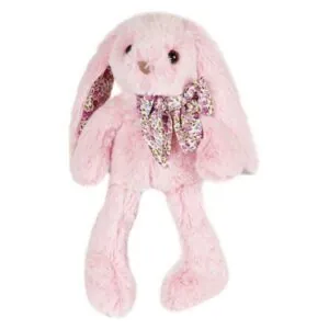 PELUCHE LAPIN ROSE - HISTOIRE D'OURS