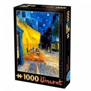 PUZZLE D-TOYS - V. VAN GOGH : TERRASSE DU CAFE LE SOIR - 1000 PIECES