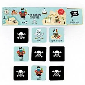 MON MEMORY DES PIRATES - CARTES D'ART