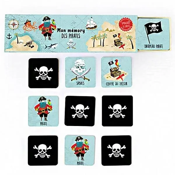 MON MEMORY DES PIRATES - CARTES D'ART