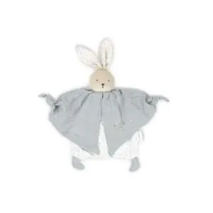 DOUDOU COTON BIO PETITS PAS - LAPINOU GRIS - KALOO
