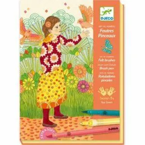 COFFRET FEUTRES PINCEAUX - SOUS LE CHARME - DJECO